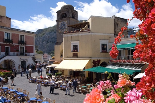 CAPRI, The famous Piazzetta square