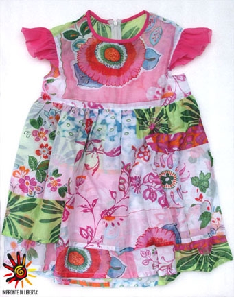 Abitino bimba fiorato