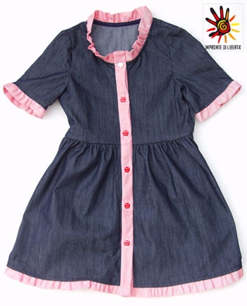 Abitino bimba jeans